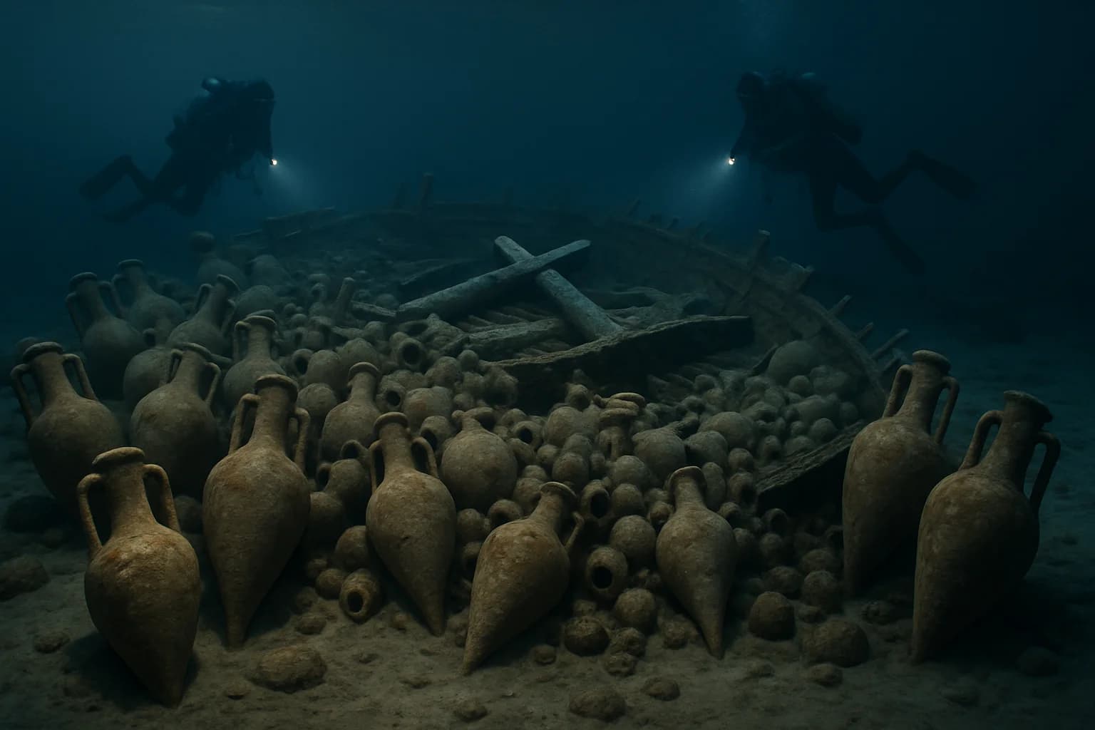 Roman Shipwreck with Hundreds of Amphorae Found off Sicily: What Does the Cargo Reveal?